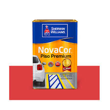 Tinta para piso Novacor SW Vermelho segurança 18l