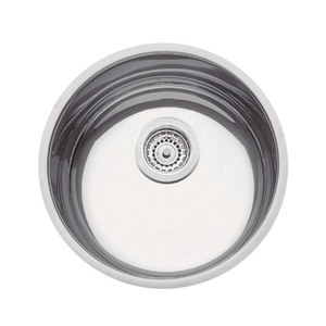 Cuba de Inox Redonda 35x16,5cm C/Válvula Tramontina Prime