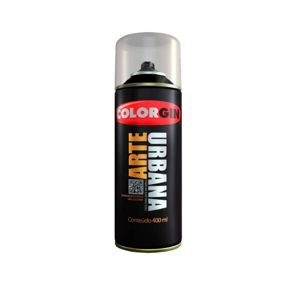 Spray Arte Urbana 400ml Preto Colorgin