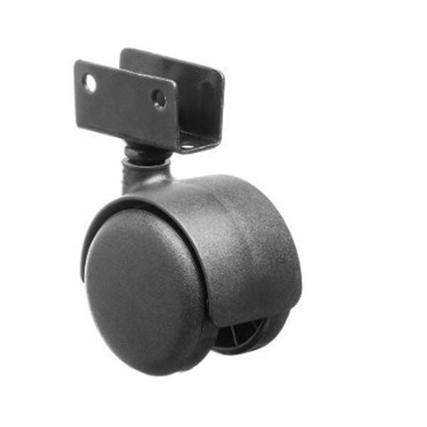 Rodízio para Berço Tipo U sem Freio 50mm Preto | Inova