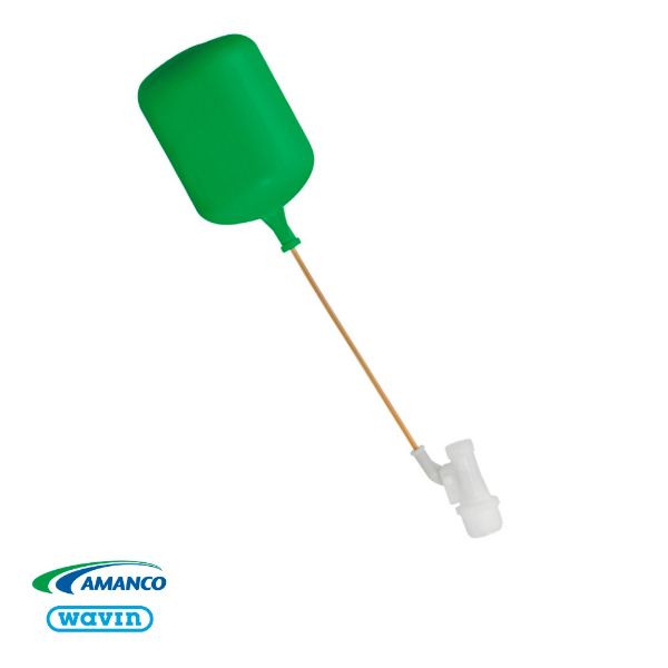 Torneira Bóia para Caixas D'água 1/2" Verde Amanco