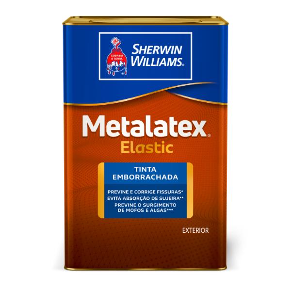Tinta Acrílica Elastic Fosco Branco Neve 18L Metalatex Sherwin Williams