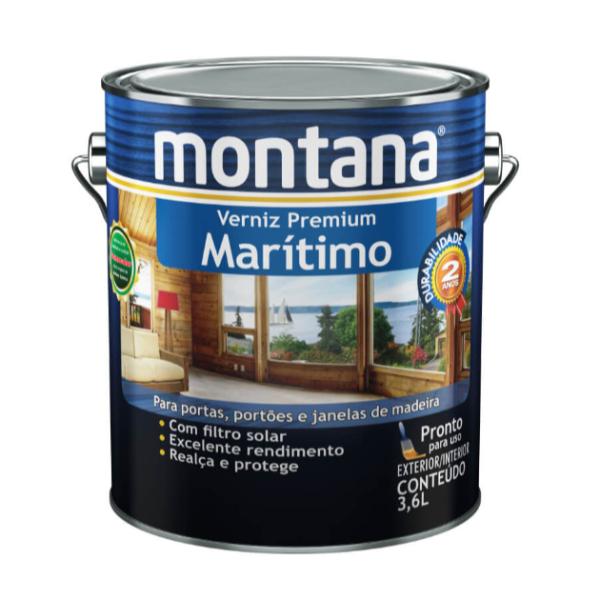Verniz Marítimo Natural Brilhante 3,6L Montana