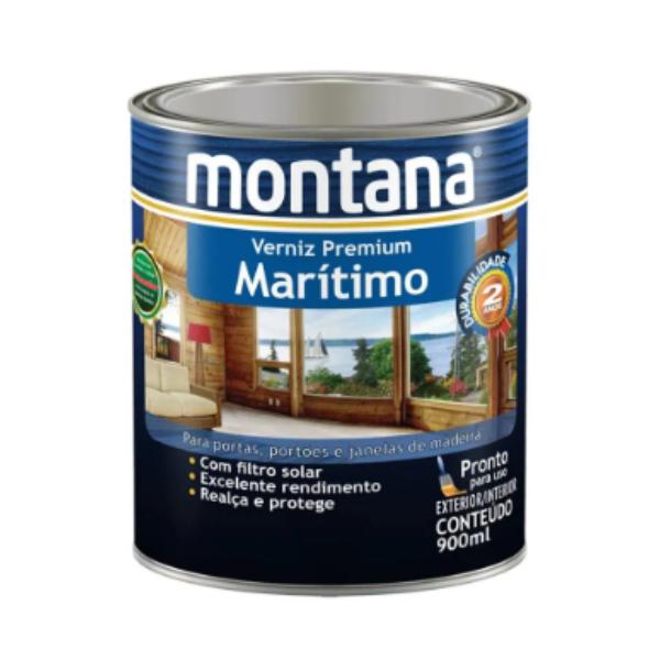 Verniz Marítimo Natural Brilhante 900ml Montana