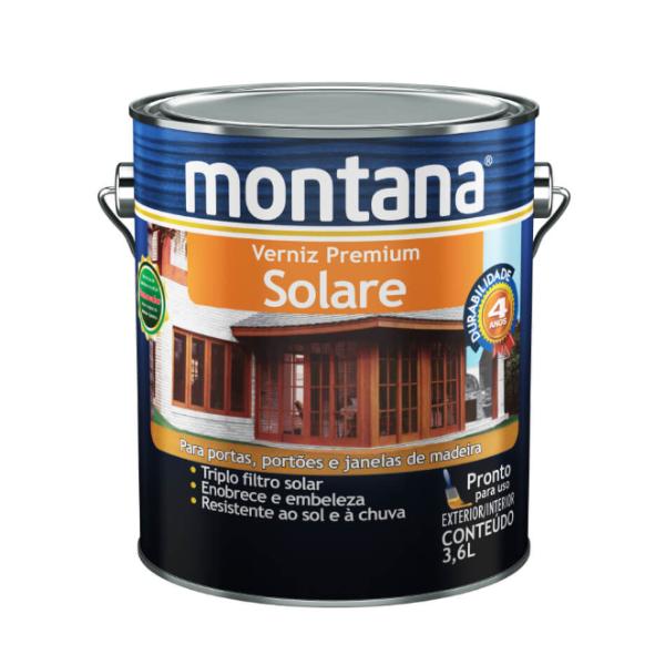 Verniz Solare Natural Acetinado 3,6L Montana