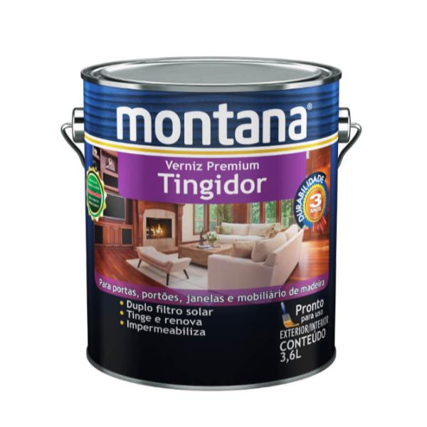 Verniz Tingidor Castanho Brilhante 3,6L Montana
